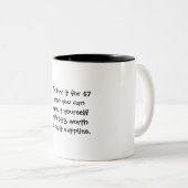 Crafters Humor Mug Coffee Cup ツートーンマグカップ (正面右)