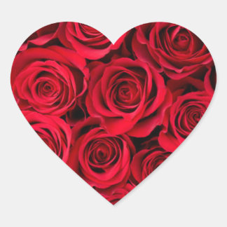 "Crafting Love:バラフラワーハートシールデザイン ハートシール