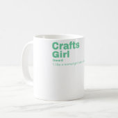 Crafts Girl - Crafts コーヒーマグカップ (正面左)