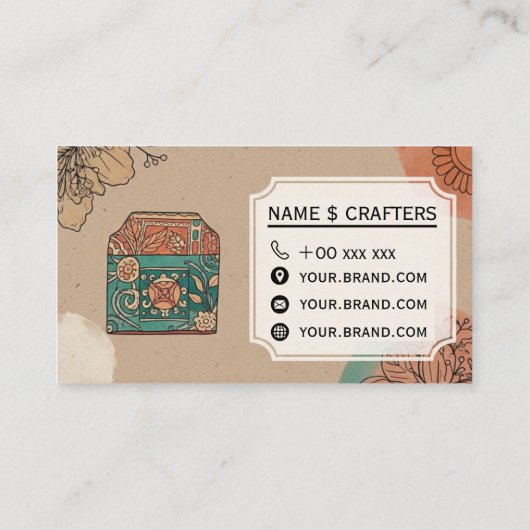 Crafty Brand Business Card 名刺 (裏面)