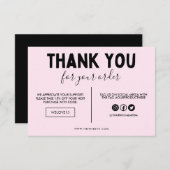 Crafty Thank you Media Insert (正面/裏面)