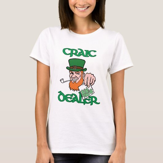 Craicのディーラーの女性Tシャツ Tシャツ (正面)
