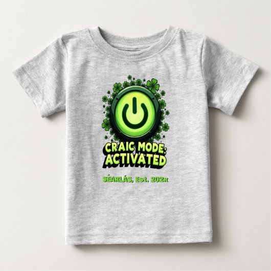 Craic Commander: [Your Name] Edition ベビーTシャツ (正面)