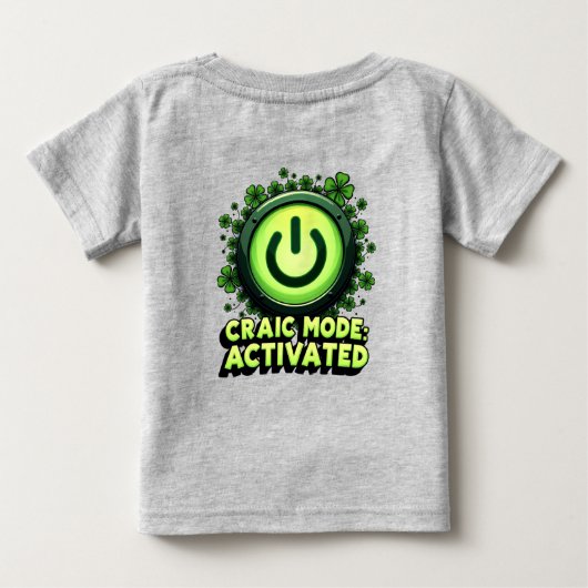 Craic Commander: [Your Name] Edition ベビーTシャツ (裏面)