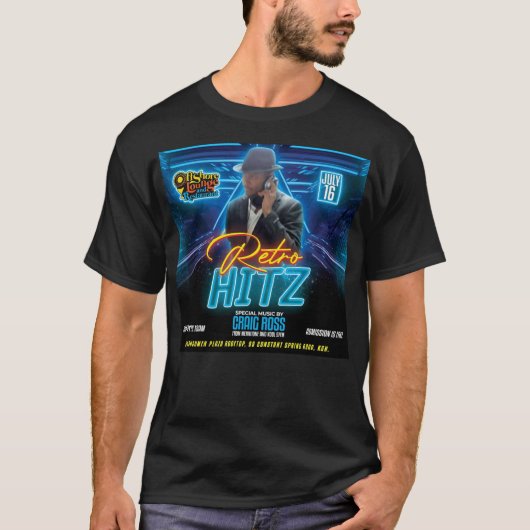 CRAIG ROSS レトロヒッツTシャツ Tシャツ (正面)