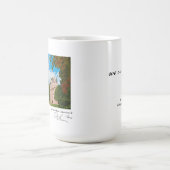 Craigievarの城の署名のマグ コーヒーマグカップ (中央)