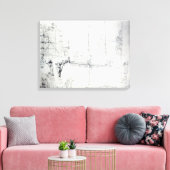 Craig's Houseの外に足場を置く キャンバスプリント (インサイチュ (リビング))