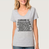 Craigslistの"記事19" Tシャツ (正面)