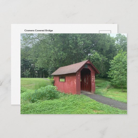 Cramers Covered Bridge ポストカード (正面/裏面)