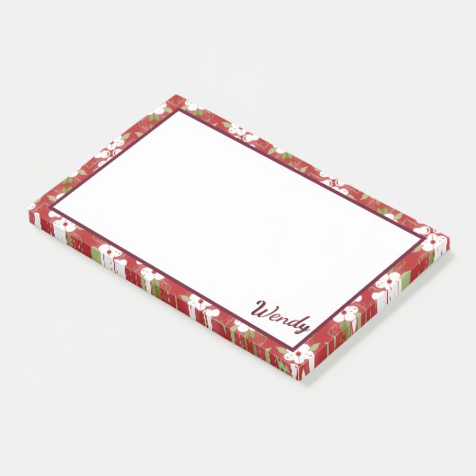 CranberryフローラPost-ItノートFor Wendy Or You ポストイット (アングル)