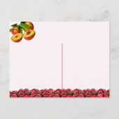 Cranberry and Peach Relish - Recipe Postcard シーズンポストカード (裏面)