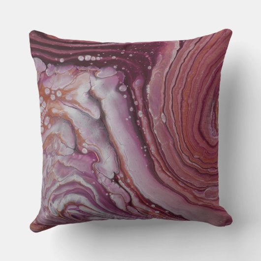 Cranberry Field Throw Pillow クッション (裏面)