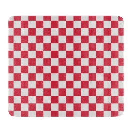 Cranberry fizz checkerboard pattern カッティングボード