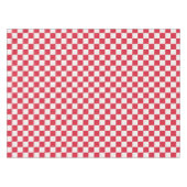 Cranberry fizz checkerboard pattern テーブルクロス (正面(横))