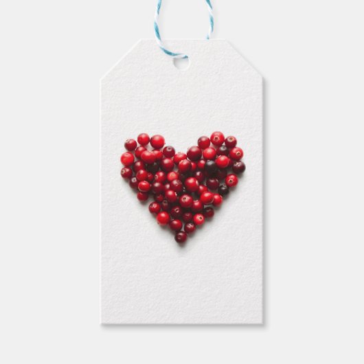Cranberry Heart ギフトタグ (正面)
