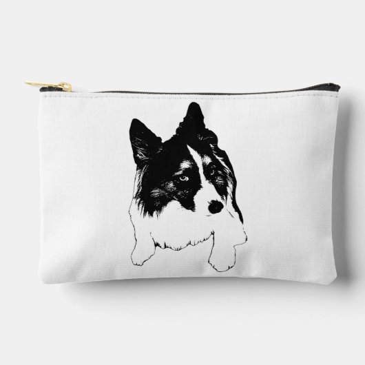 Cranberry-Twine Zip Pouch アクセサリーポーチ (正面)