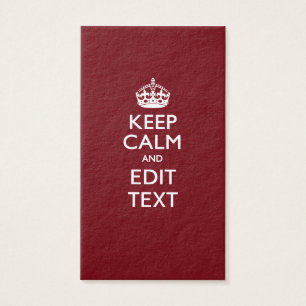 Cranberry Wine Burgundy Calm and Your Text(クランベリー