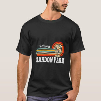 Crandon Park Miami Palm Tree Beach Tシャツ