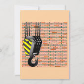 Crane And Hook Machinery Invitations 招待状 (正面)