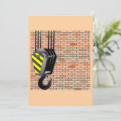 Crane And Hook Machinery Invitations 招待状 (スタンド正面)