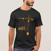 Crane driver  for crane leader evolution crane dri tシャツ (正面)