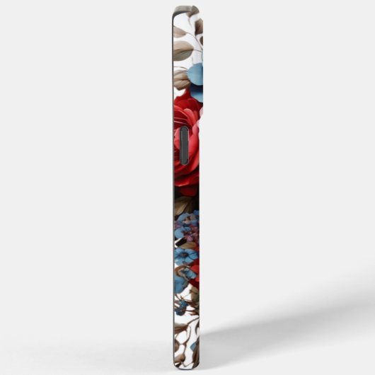 💀 Crâne Fleuri Élégant 🌸 Case-Mate iPhoneケース (裏面 / 右)