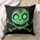 💀 Crâne Lumineux Halloween クッション (ブランケット)
