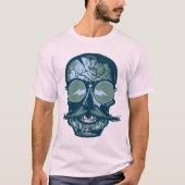 crane_lunette_de_soeil_ronde_tete_de_mort_hipster_ tシャツ (正面)