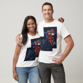 🔥 Crâne rouge artistique – Design de feu 🔥 Tシャツ (ユニセックス)