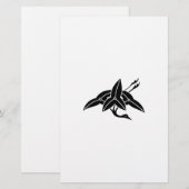 Crane-shaped arrowhead 便箋 (正面/裏面)