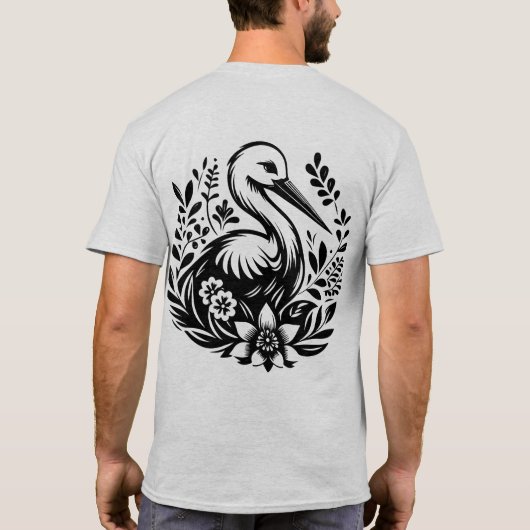 Crane Tシャツ (裏面)