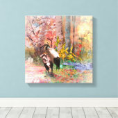 CRANES 日本の "Rising Sun"キャンバス印刷 キャンバスプリント (インサイチュ (ウッドフロア))