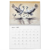 Cranes in Ink – A Journey Through Seasons 2026 カレンダー (3月 2027)