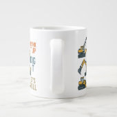 Crank It Up Dig It Lets Roll Construction Machine ジャンボコーヒーマグカップ (裏面)