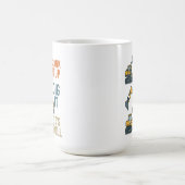 Crank It Up Dig It Lets Roll Construction Machine モーフィングマグカップ (中央)