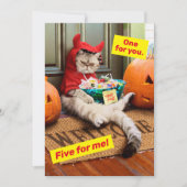  cranky devil cat 招待状 (正面)