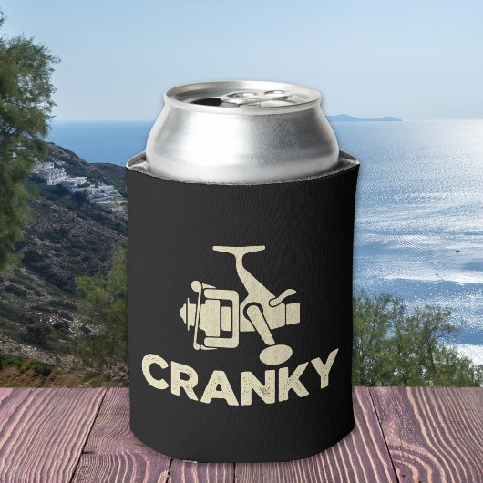 Cranky Funny Gift Ideas For Fishing Lover 缶クーラー