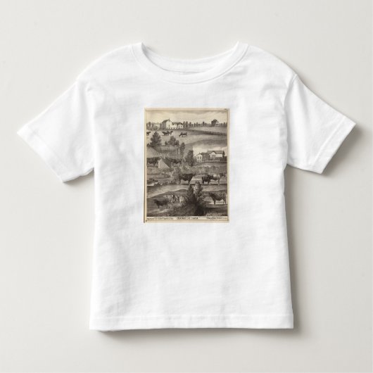 Cranmoorの農場、Toms川、NJ トドラーTシャツ (正面)