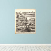 Cranmoor Farm, Toms River, NJ キャンバスプリント (インサイチュ (ウッドフロア))