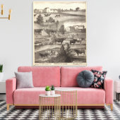 Cranmoor Farm, Toms River, NJ キャンバスプリント (インサイチュ (リビング))