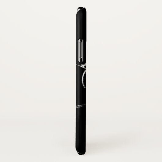 CRAP粉砕ガラス私の携帯電話を壊した Case-Mate iPhoneケース (裏面/右)