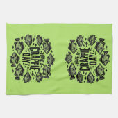 Crappieおもしろい Day魚釣りを持つ キッチンタオル (横)