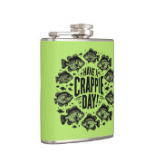 Crappieおもしろい Day魚釣りを持つ フラスク (右)