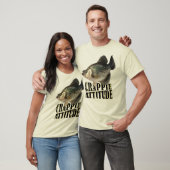 Crappie Attitude Fishing Humor Lake Life Design Tシャツ (ユニセックス)