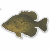 Crappie Cut-out Sticker シール (正面)