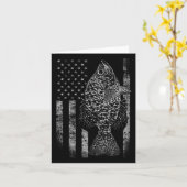 Crappie Flag - Crappie Fishing Flag  カード (黄色い花)