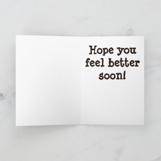 Crappie Get ユーモアのある Well Card カード (内部)