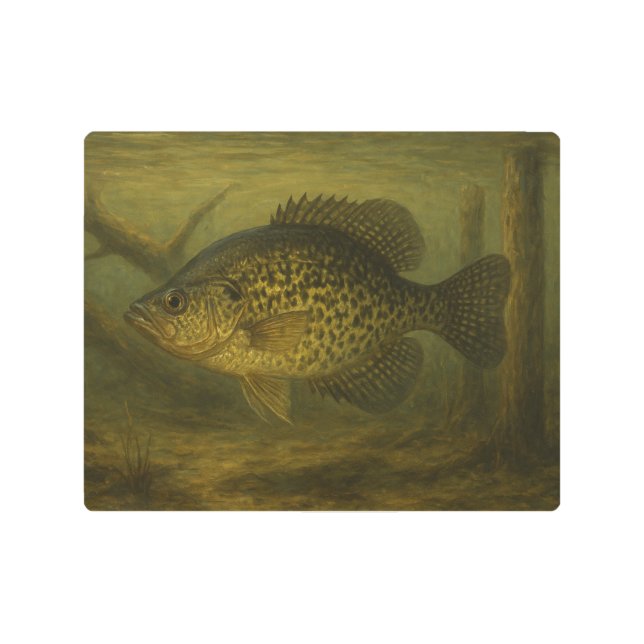 Crappie Metal Print メタルプリント (正面)