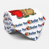 Crappyタイ(ペット執事のロゴ及びScoopster) ネクタイ (ロール)