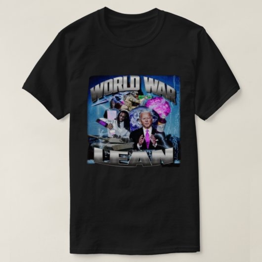 Crappy Worldwide Merch World WarリーンTシャツ Tシャツ (デザイン正面)